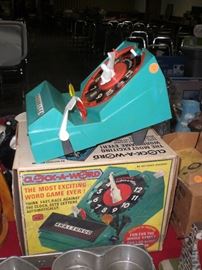 Clock-A- Word game with box