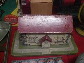 fibre board toy cottage  c.1920