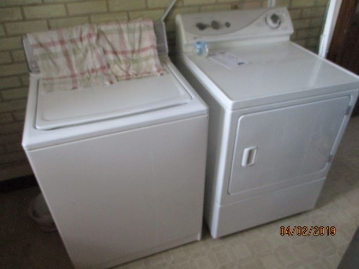 Maytag washer and gas dryer 