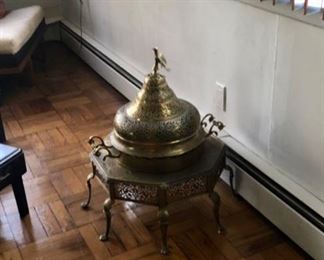 Decorative throughout including this Brass Brasier