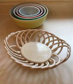 Beautiful Ceramic Bread Dish