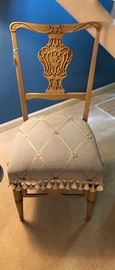 Upholstered chair matches loveseat