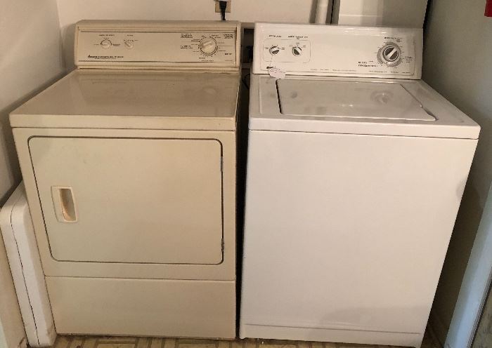 Kenmore Washing Machine Heavy Duty Super capacity
and Amana commercial Quality Dryer