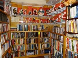  Over 1500 bucks plus CDs DVDs and records . 16 clothtique Santa Clauses, 14 Steif Bears, and 2 filing cabinets