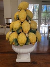 large lemon glass bouquet