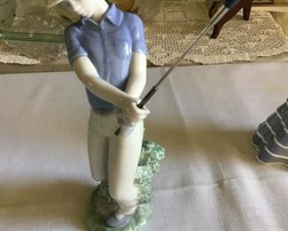 Lladro golfer