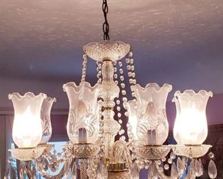 Fancy crystal chandilier