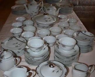 Gorgeous Set of Japanese Vintage China - Dinnerware such a  large number of pieces that it absolutely fills an 8' table! Beautiful!!! 