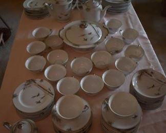 Gorgeous Set of Japanese Vintage China - Dinnerware such a  large number of pieces that it absolutely fills an 8' table! Beautiful!!! 