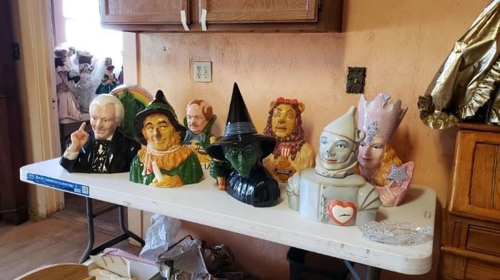 Wizard of Oz Star Jars cookie jars
