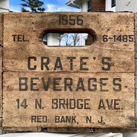 1956 Crate's Beverages Red Bank, NJ Liquor Crate