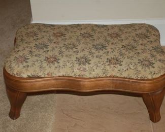 Vintage needlepoint stool