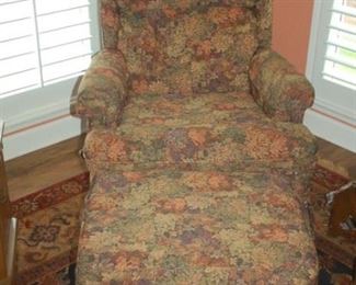 Flexsteel rocker/swivel/recliner with ottoman