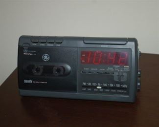Clock/cassette/radio