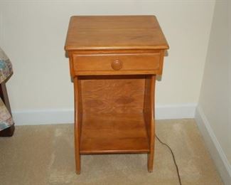 Vintage side table with drawer