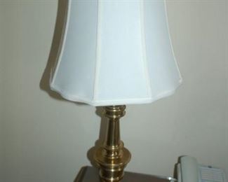 Brass table lamp