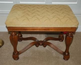 Vintage decorative sitting bench