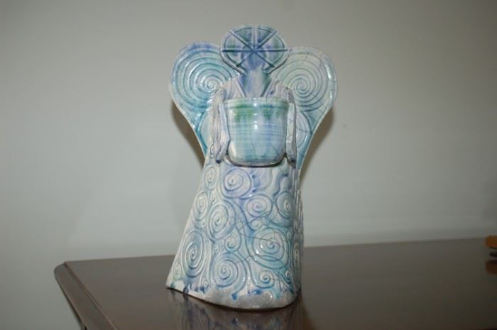 Ceramic angel figurine