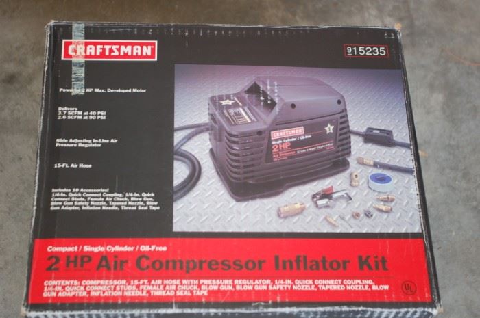 Craftsman 2 hp portable compressor