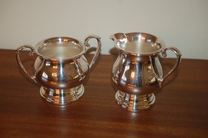Cream and Sugar - Shelfield Silver 60X