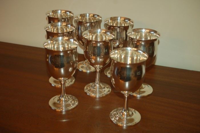 Sterling goblets - Reed & Barton, Sterling H120