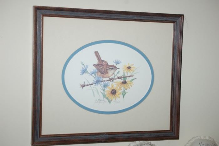Wildlife by Jay Mizzel, signed, Wren, 143/500