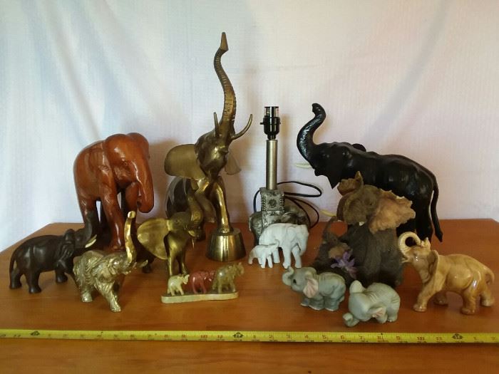 Elephant figurines, elephant lamp      https://ctbids.com/#!/description/share/136961