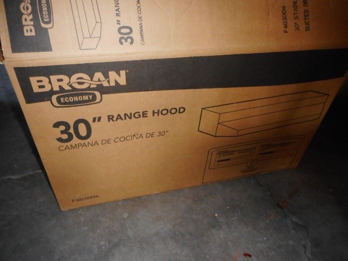 Brand New Broan Range Hood in Box