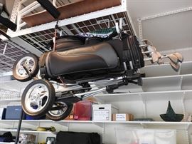 Beginners Set Golf Clubs and Rolling Cart