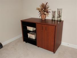 California Closet Home Entertainment Center and Cabinet Cherry