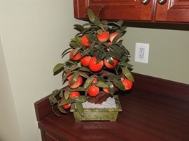Ceramic Asian Fruit Tree