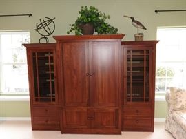 Ethan Allan Cherry Home Entertainment Center