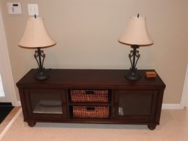 Home Entertainment Center 65 Inch Capacity Espresso