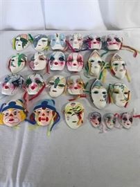 Various Ceramic masks https://ctbids.com/#!/description/share/137309