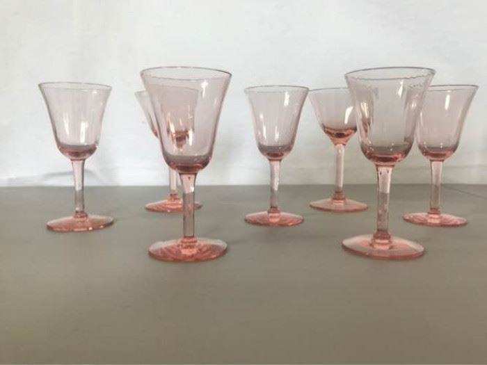Small pink wine glasses https://ctbids.com/#!/description/share/137319