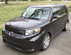 At 8PM: 2011 Toyota Scion xB Hatchback Estate Auto, with 41,317 Miles; 5-Speed Manual Transmission; 2.4 Liter In-line 4-Cylinder Engine; Black Exterior, Black & Gray Sport Cloth Interior; AM/FM Stereo with CD and AUX Input, & Steering Wheel Audio Controls; Remote Keyless Entry, and more! VIN: JTLZE4FE1B1125934
Vehicle Terms
- Vehicles are sold AS IS, in AS FOUND/ESTATE condition.
- Minimum of 10% deposit due on day of auction. (Cash, Check, VISA, MC, Debit).
- Balance paid in full by Thursday following (Cash or Certified Bank Check ONLY).