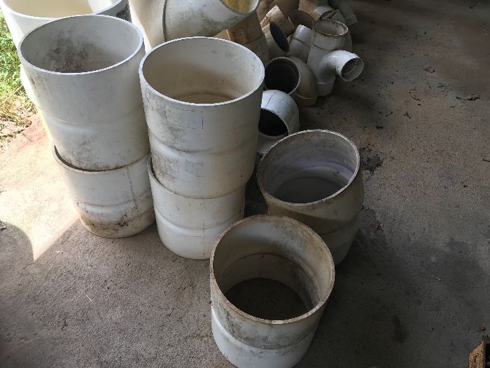 Underground utility 14 x 12 double wye PVC fittings ....
... ..ideal for planters