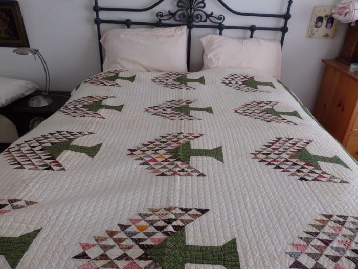 Pine Tree handmade quilt