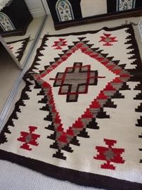 Navajo Woven Rug. 45x64