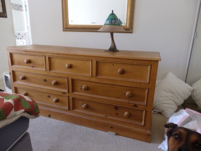 Pine bedroom dresser