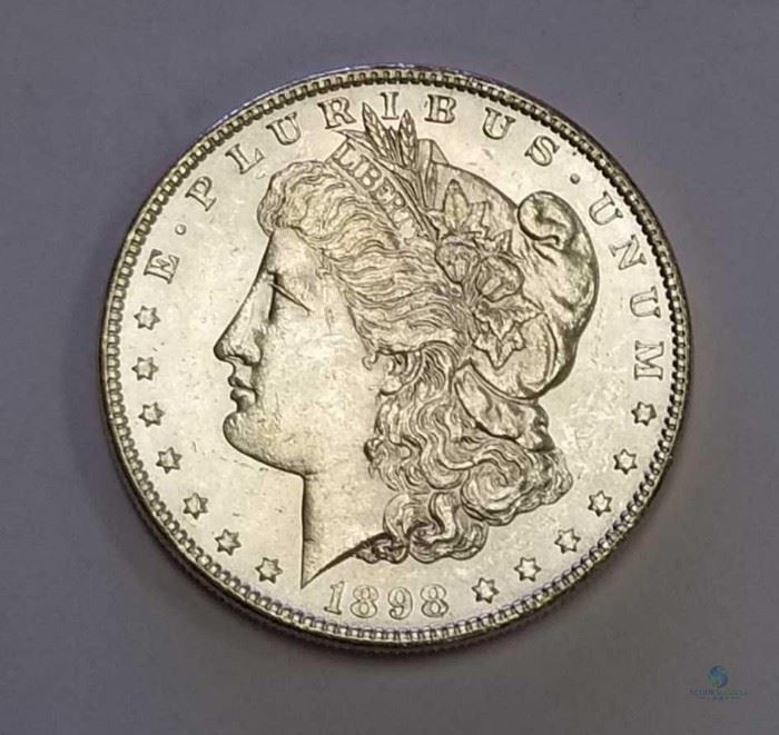 1898 US Morgan Silver Dollar Unc / Uncirculated
