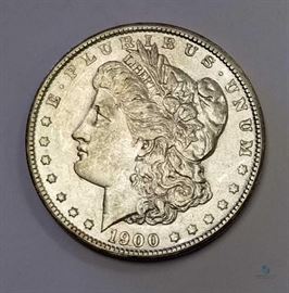 1900-O US Morgan Silver Dollar XF+ / New Orleans Mint, Extra Fine

