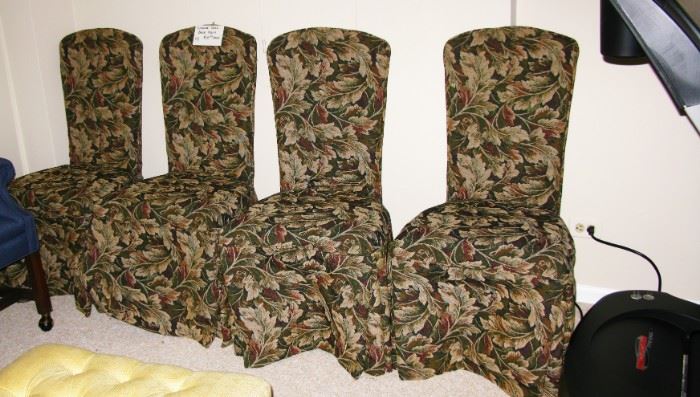 Covered chairs   BUY THEM NOW  $ 15.00 EACH