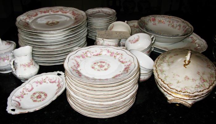 service for 12 china with serving pieces                                            BUY IT NOW $ 95.00