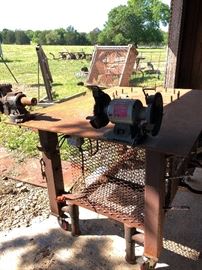 Another view of the welding table