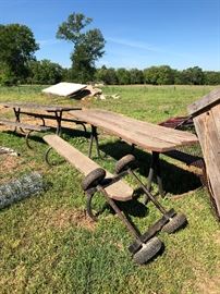 Picnic tables