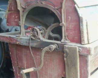 Antique seed cleaner.