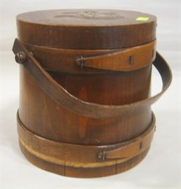 Wood Firkin food bucket
