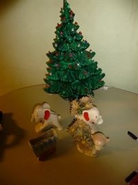 just a FEW planters / ceramic tree