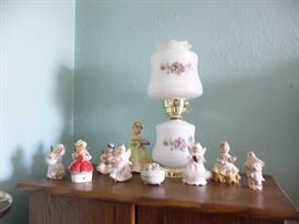 assorted  figurines all over the house